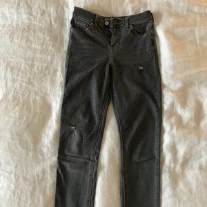 TOPSHOP Jamie Skinny Jeans Grey 26W